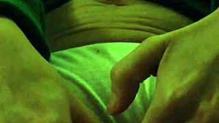 ecstatic mrsjay shoves ping pong balls deep inside