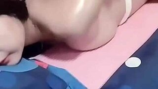 oiled asian teen massage turns into intense passionate pussy fucking