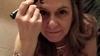 hey slave get bent over bound with pins for this autoseance dildo masturbation session