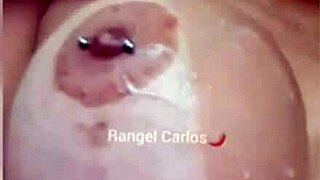 brazilian babe rangel gets tits covered in cum after steamy blowjob action