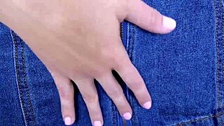 A fierce flawless brunette model strips for rough pov fucking on the casting sofa.