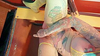 damn misty meaner, squirt on jordan sky's huge tits outdoors freakily