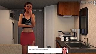 Redhead Rides Shaved Pussy to Creampie on Christmas Midnight Ride