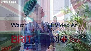 blue haired alternative nurse in lingerie strokes and sucks your cock during hospital appointment