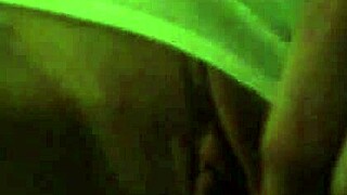 ecstatic mrsjay shoves ping pong balls deep inside