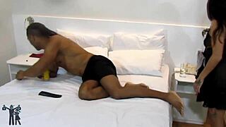 ebony lady demands ass eating or no tv payment deal 😈