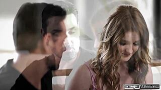 chubby teen deepthroats fat cock then gets fucked hard by older guy