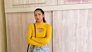 hey petite shy latina heads out solo for her first wild adventure