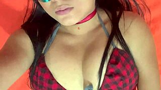 Hot Masked Latina Amateur Solo Masturbation with Steamy Spanish Dirty Talk Tease