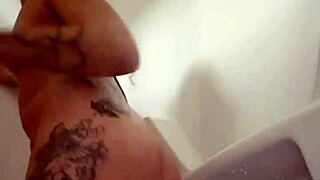 emy angel enjoys her steamy shower routine