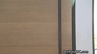 milf slips into sexy black lingerie for massive bbc um