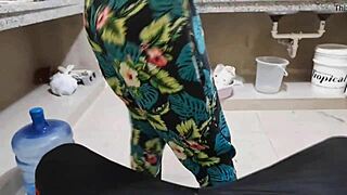 wanna see this sexy ebony maid's big black ass shaking in kitchen?