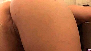 Blonde Shoves Beads Up Ass Dildo in Pussy Solo Wank