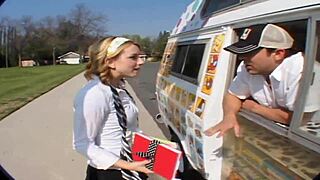 lexi belle 😍 banged hard by ice cream man's monster cock