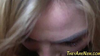 can this amateur blonde teen handle monster cock cumshot pov