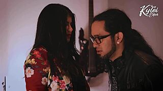 Cheating Wife Hires Slut To Ride Husband Cowgirl While Watching Voyeur Style