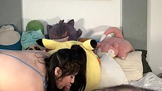 Hot latino couple flashes ass and fucks to wild orgasms!