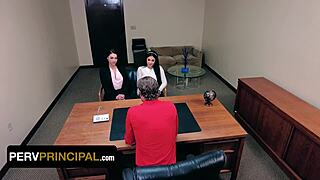 Corrupt Vice Principal's Ass and Pussy Punished for Embezzling Funds