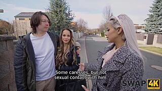 Jennifer mendez huge tits wife swapped from street to bed cuckolding boyfriend