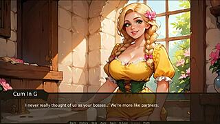 playing that farmer kink hentai game ep 12 feels so taboo with boss cumshot on her pink panties