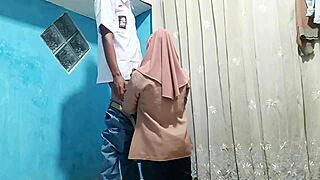 teacher bent over doggystyle fucked hard at home