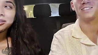 yasmina khan bangs in supermarket parking car nearly caught