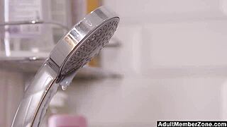 short-haired girlfriend endures deep anal pounding