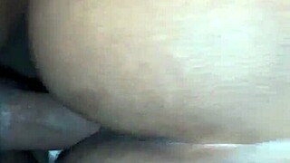 tinder ebony slut slurps sloppy black cock on first date