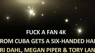 Tory Lane teases contest winner with dirty talk before jerking him off wildly