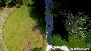 Maya Bijou feels her first creampie deep inside