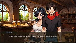 playing that farmer kink hentai game ep 12 feels so taboo with boss cumshot on her pink panties