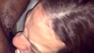 Sloppy blowjob with deepthroat sucking on cock