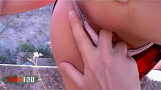 A passionate young arab beauty fucked rough outdoors squirting in orgasmic bliss