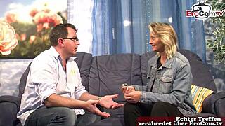 german housewife charmed into street intimacy adventure