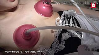 Breaking this asian slave girl's tight pussy 😈💦