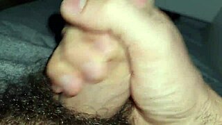 time to stroke that hairy cock while stripping teasing armpits