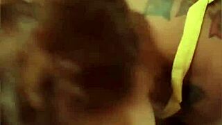 Cumshot explodes on my face inside the cruise ship!