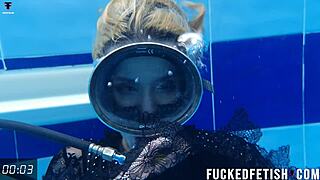 hey horny ashlee rose slut dress scuba underwater slow tease