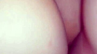 horny latina babe in robe spreads her big juicy ass