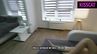 hot milf spins bottle on bed with friends leading to wild group creampie action and rough riding