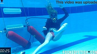 hey horny ashlee rose slut dress scuba underwater slow tease