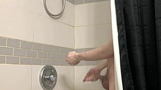 SKINNY FEMBOY SHOWERING HORNY SUBMISSIVE FOR YOUR PLEASURE