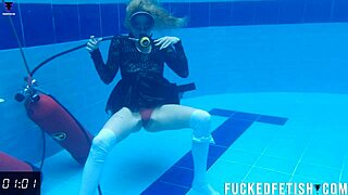 hey horny ashlee rose slut dress scuba underwater slow tease
