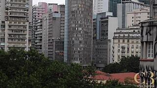 Big Ass Latina Bareback Anal Gaping Cowgirl Ride on Monster Black Cock Hotel Quickie!