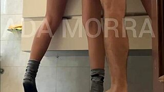 afternoon fun with friend ends in cum-soaked panties flash