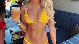 lindsey brewer's teasing jerk-off challenge