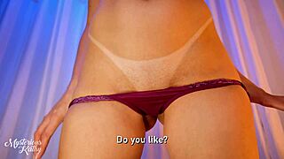 juicy latina pawg in panties gives hot jerk off instructions that drive you crazy with her big ass tease