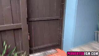 Blonde teen teases into deepthroat blowjob and shaved pussy pounding