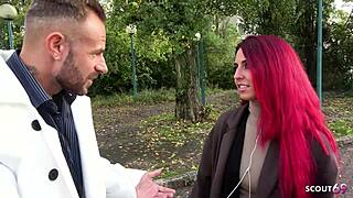 oh god, my big saggy tits bounce as i choke on cop's monster cock deepthroat gagging!