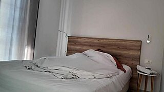 Hey sharing a hotel room with this curvy european milf feels so damn risky now